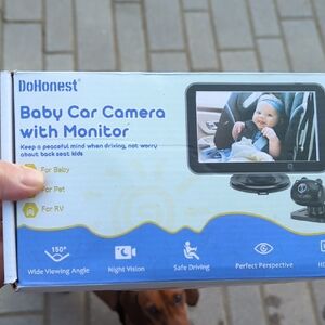 Baby Car Camera with Monitor - Black